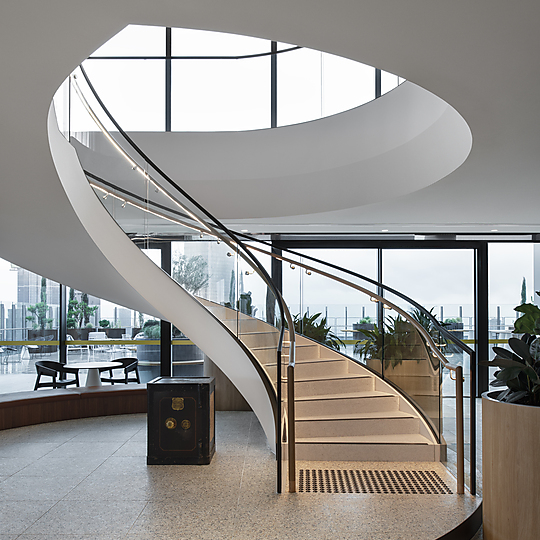 Interior photograph of Norton Rose Fulbright Melbourne by Nicole England