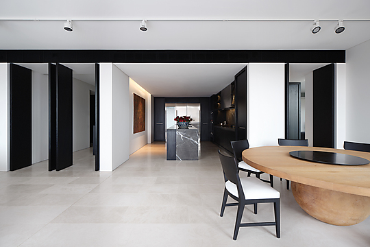 Interior photograph of Kirribilli Apartment by Romello Pereira