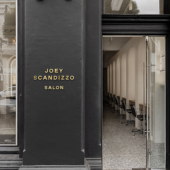 Interior photograph of Joey Scandizzo Salon by Timothy Kaye