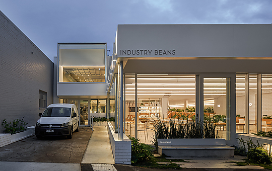 Interior photograph of Industry Beans Brisbane by Andy MacPherson