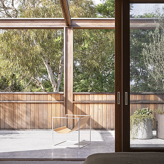Interior photograph of Spotted Gum House by Anson Smart