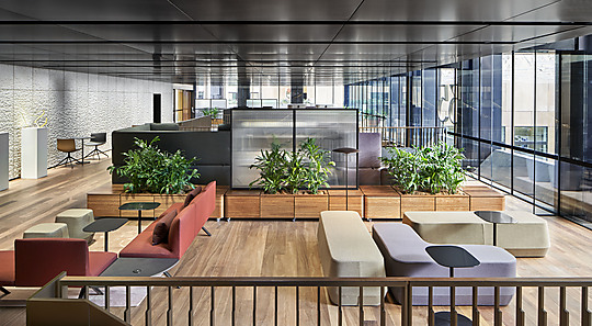 Interior photograph of 35 Collins Street by Peter Clarke
