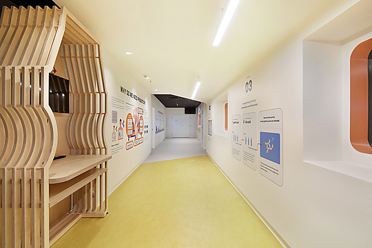 Interior photograph of Yakult Australia Education Renewal by Michael Gazzola