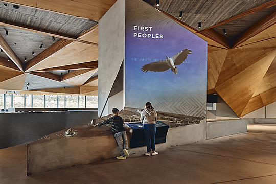 Interior photograph of Penguin Parade Visitor Centre by Peter Bennetts