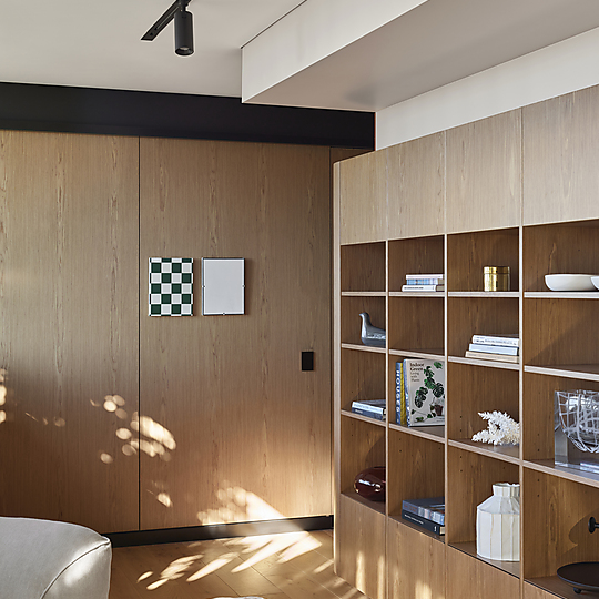 Interior photograph of Walan Apartment by Toby Scott