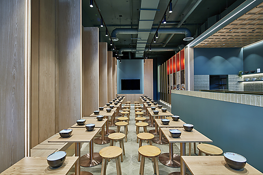 Interior photograph of Meet Fresh by Aaron Pocock Architectural Photography
