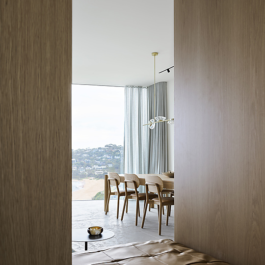 Interior photograph of Whale Beach House by Anson Smart