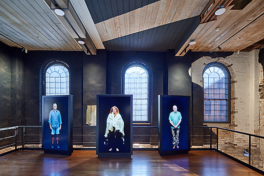 Interior photograph of Hyde Park Barracks Visitor Experience by Evolving Picture/ Chris Bennett