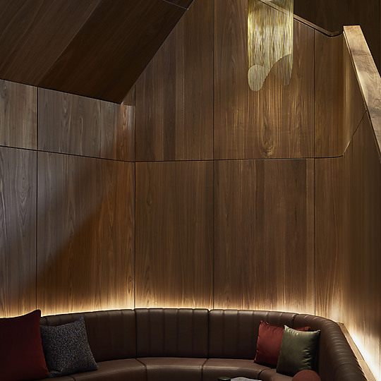 Interior photograph of The Next Hotel, Melbourne by Sharyn Cairns