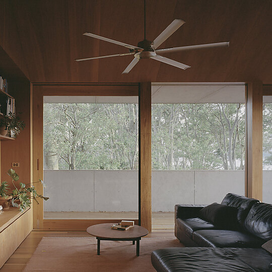 Interior photograph of Mossy Point House by Rory Gardiner