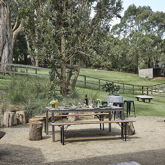 Interior photograph of Billies - Main Ridge Goat Dairy by Derek Swalwell