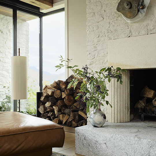 Interior photograph of Speargrass House by Anson Smart