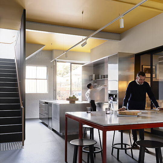 Interior photograph of SJB Studio, Richmond by Anson Smart