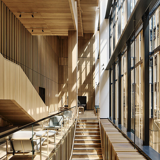 Interior photograph of The Embassy of Australia, Washington D.C. by Joe Fletcher