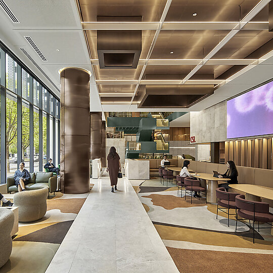 Interior photograph of CSL Global Headquarters and Centre for Research & Development by Peter Clarke