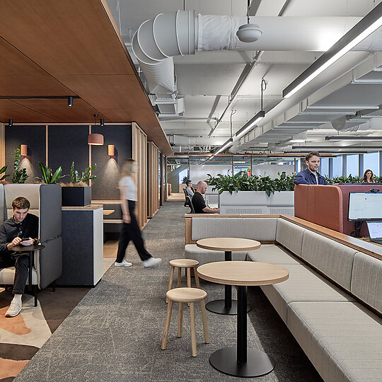 Interior photograph of CSL Global Headquarters and Centre for Research & Development by Peter Clarke