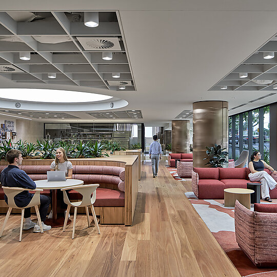 Interior photograph of CSL Global Headquarters and Centre for Research & Development by Peter Clarke
