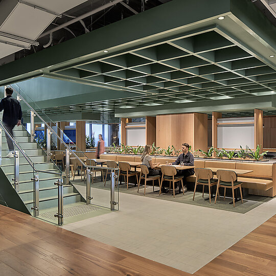 Interior photograph of CSL Global Headquarters and Centre for Research & Development by Peter Clarke