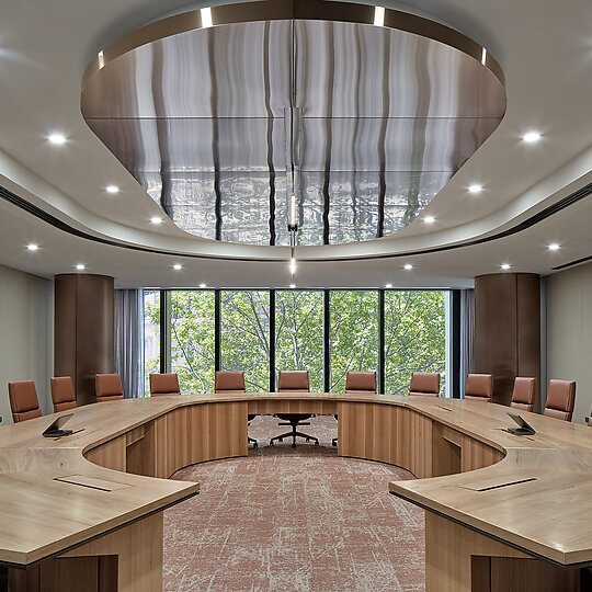 Interior photograph of CSL Global Headquarters and Centre for Research & Development by Peter Clarke