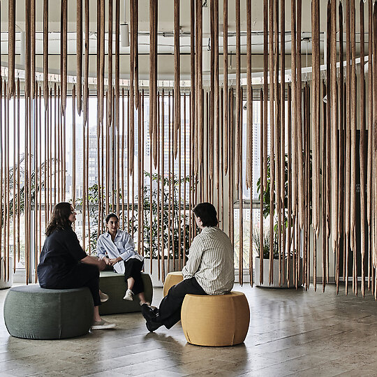 Interior photograph of Atlantic Fellows for Social Equity Hub by Tom Blachford