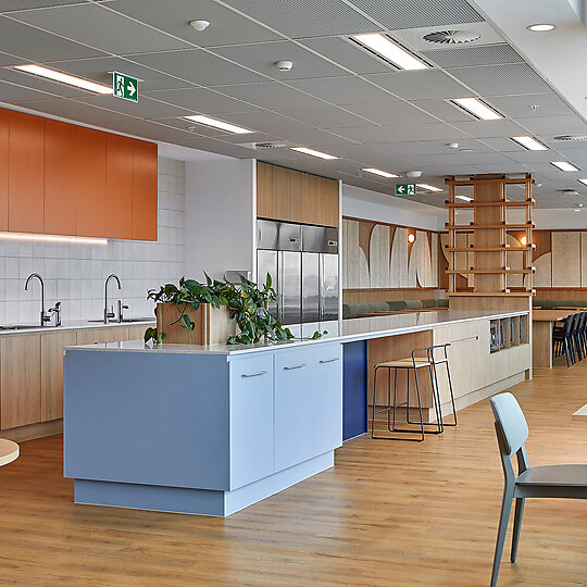 Interior photograph of Cancer Council Victoria by Dave Kulesza