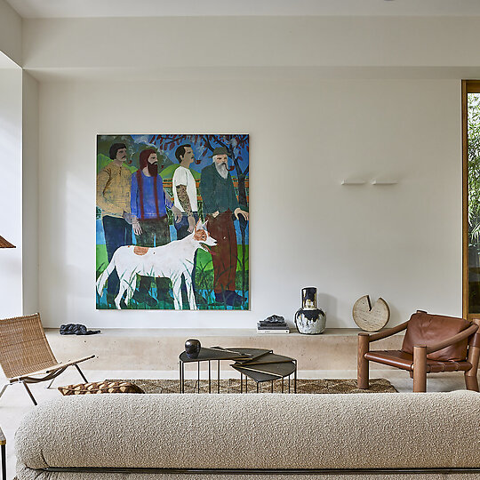 Interior photograph of Barefoot House by Pablo Veiga