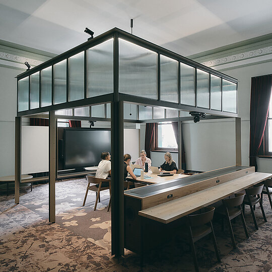 Interior photograph of UQ Brisbane City by David Chatfield