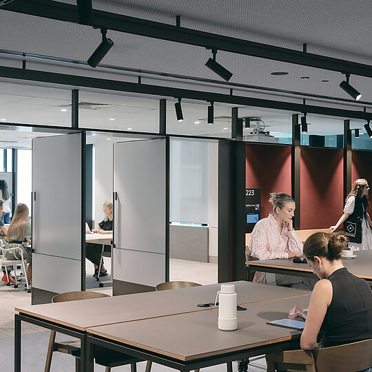 Interior photograph of UQ Brisbane City by David Chatfield