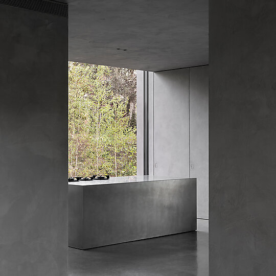 Interior photograph of Grey House by Timothy Kaye