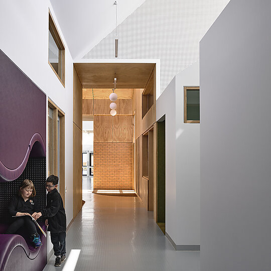 Interior photograph of Wangaratta District Specialist School by Derek Swalwell