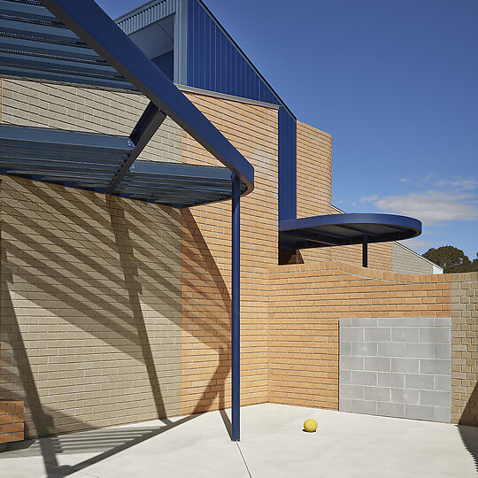 Interior photograph of Wangaratta District Specialist School by Derek Swalwell