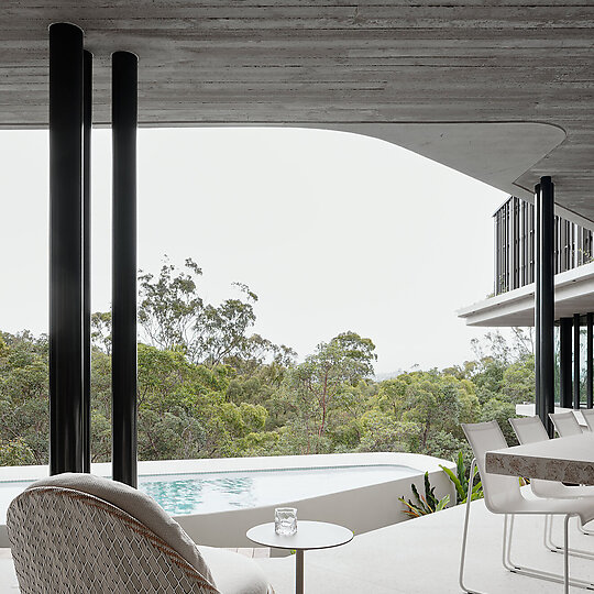 Interior photograph of Birdwood House by Brock Beazley