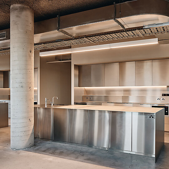 Interior photograph of Aesop Australian Headquarters by Peter Bennetts