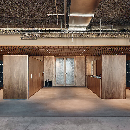 Interior photograph of Aesop Australian Headquarters by Peter Bennetts