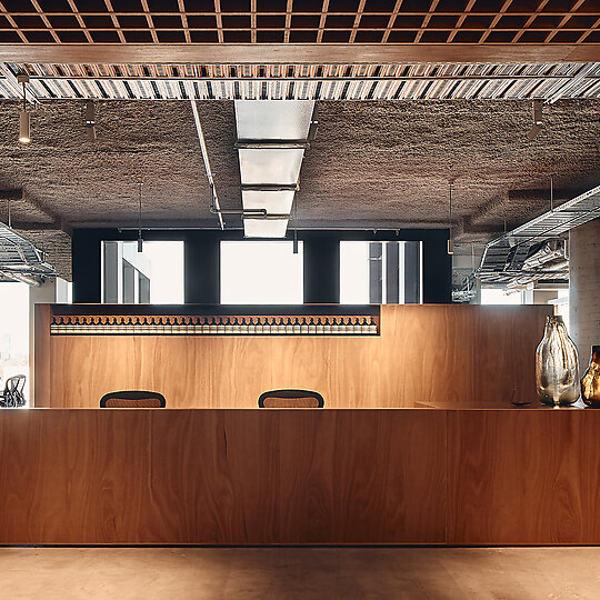 Interior photograph of Aesop Australian Headquarters by Peter Bennetts