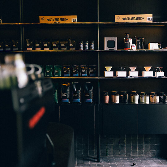 Interior photograph of Blacklist Coffee Roasters by Htet Blacklist 