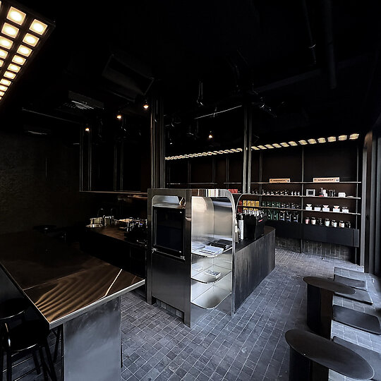 Interior photograph of Blacklist Coffee Roasters by Htet Blacklist 