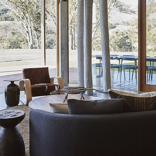 Interior photograph of Saddle House by Jen Wilding