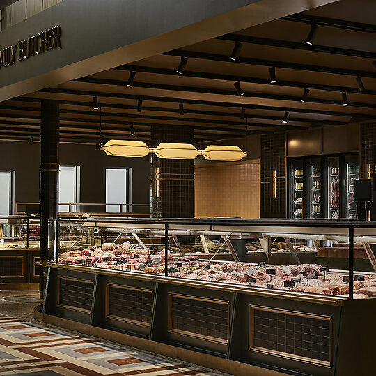 Interior photograph of GMcBean Family Butcher by Sharyn Cairns