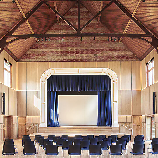Interior photograph of Memorial Hall - Christ Church Grammar School by Eve Wilson