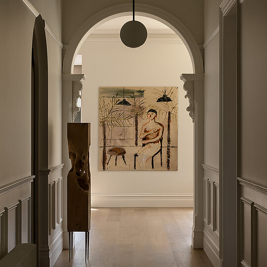 Interior photograph of Garden House by Timothy Kaye