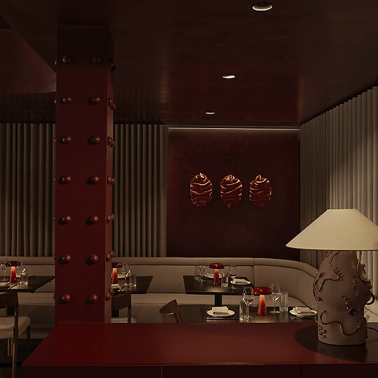 Interior photograph of Como Restaurant by Cieran Murphy