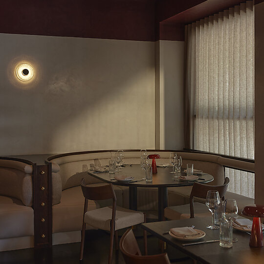 Interior photograph of Como Restaurant by Cieran Murphy